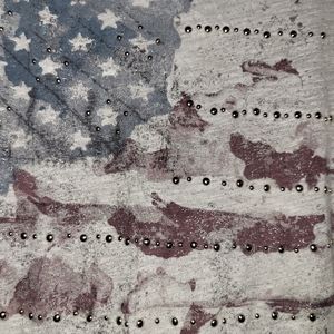 Womens American flag shrt